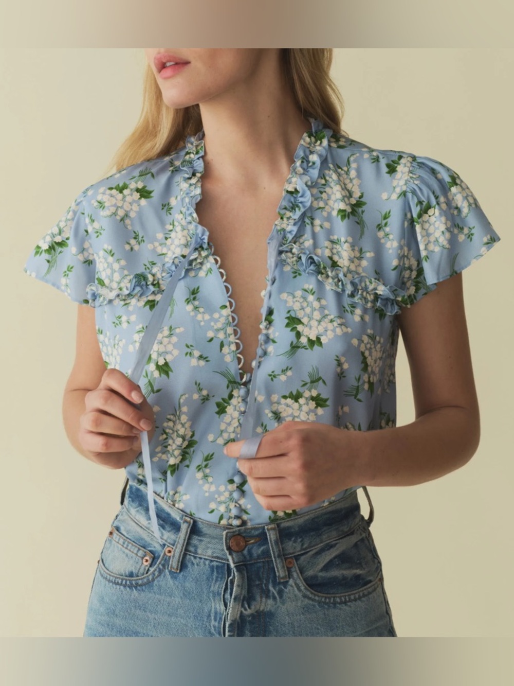 Doen NWT Opaline - Sky May Bell Floral - Medium